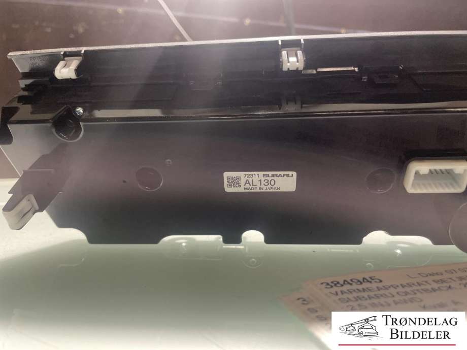 Varmeapparat betjening til Subaru Outback 2015-2020 (Type V)  (72311AL130|)