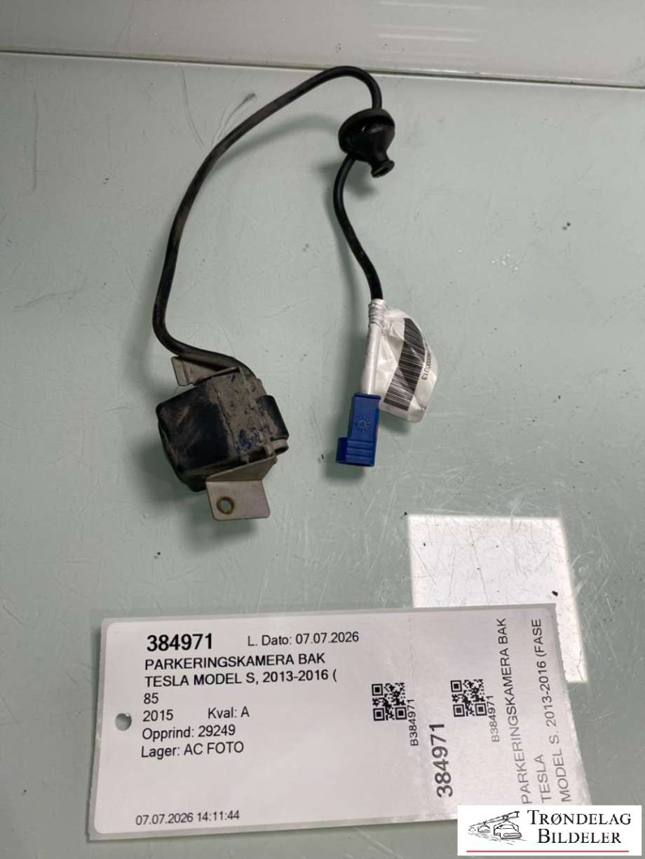 Parkeringskamera bak til Tesla Model S 2013-2016 (Fase 1) (1006773-00-F|)