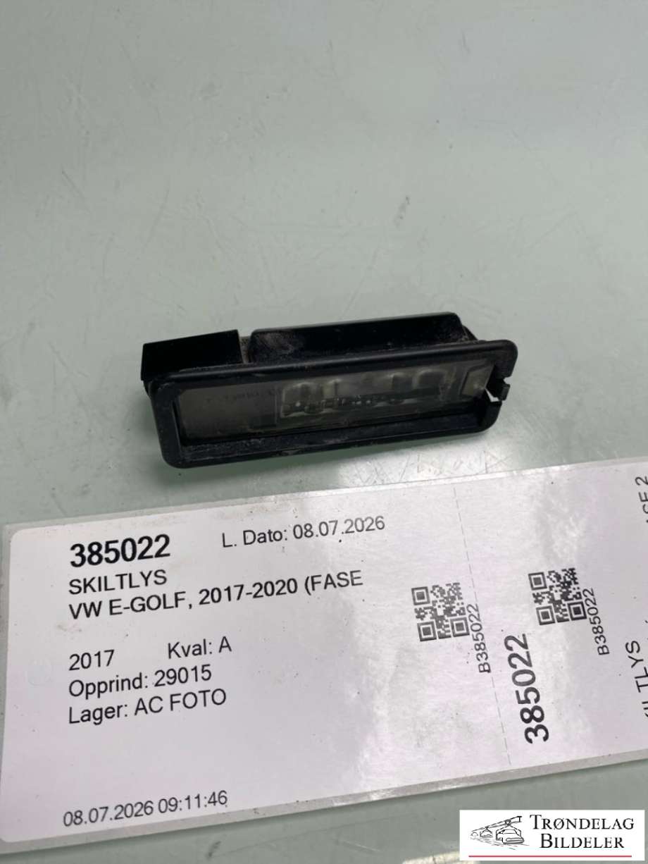 Skiltlys til VW e-Golf 2017-2020 (Fase 2)  (1K8943021C|1K8943021D|)