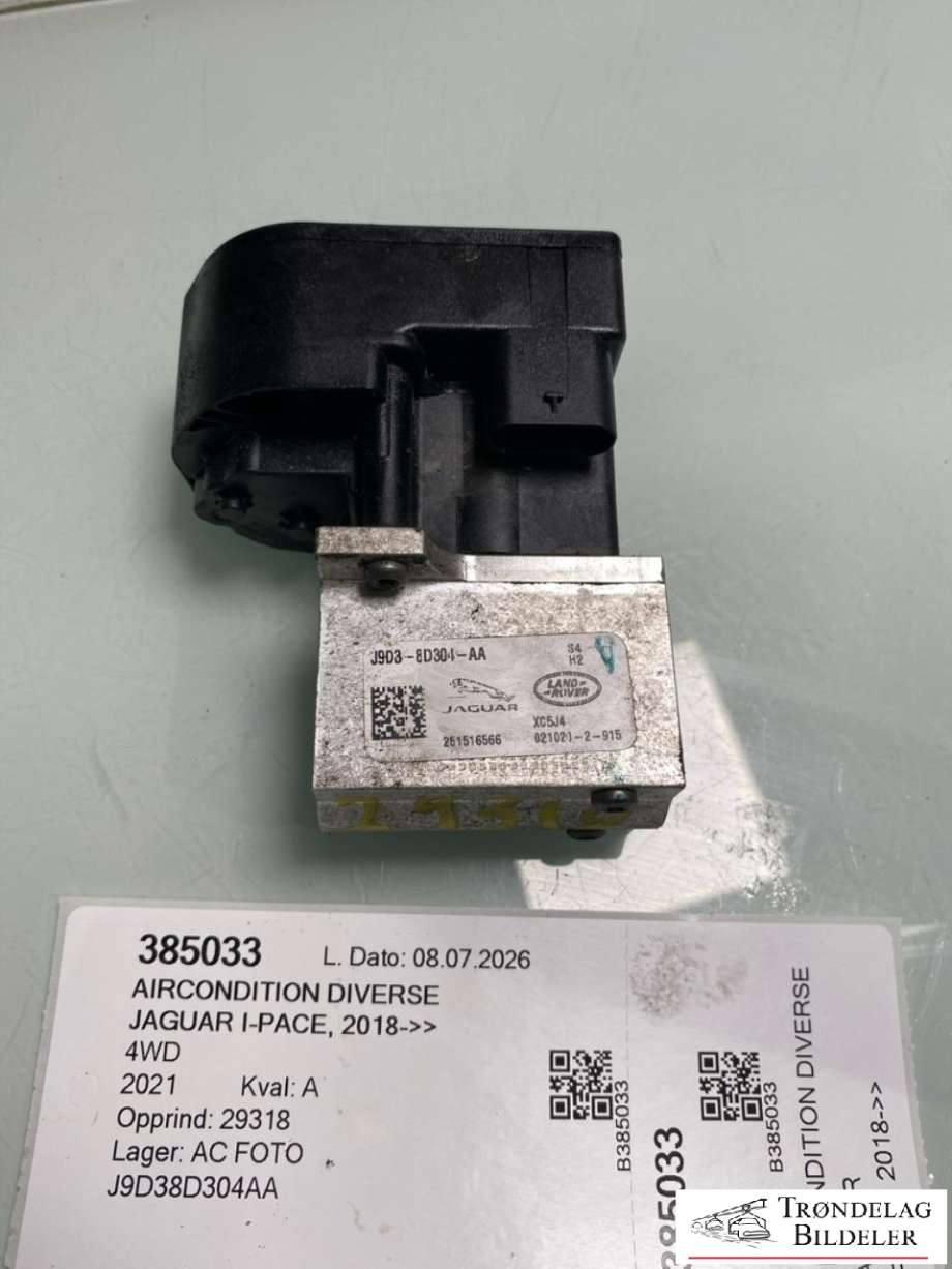 Aircondition diverse til Jaguar I-PACE 2018-->> (J9D38D304AA|T4K9946|)