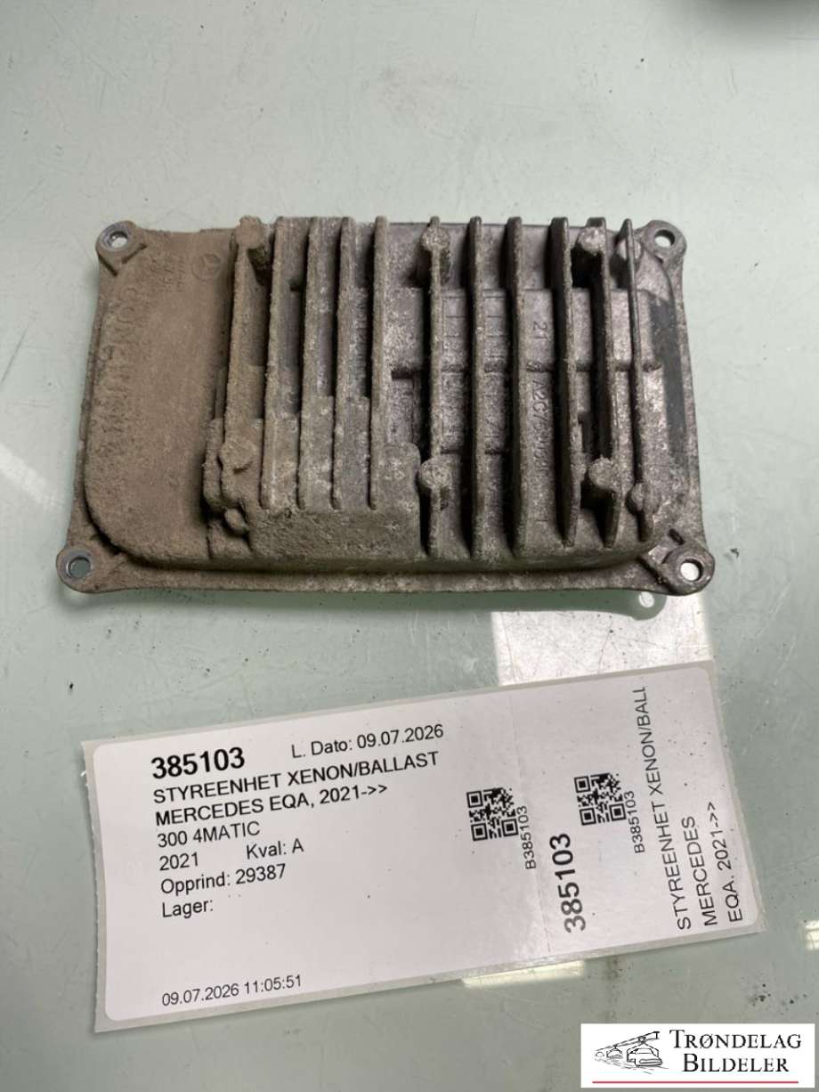 Styreenhet xenon/ballast til Mercedes EQA 2021-->> (A 213 900 27 34|A 247 900 41 04|VENSTRE|)