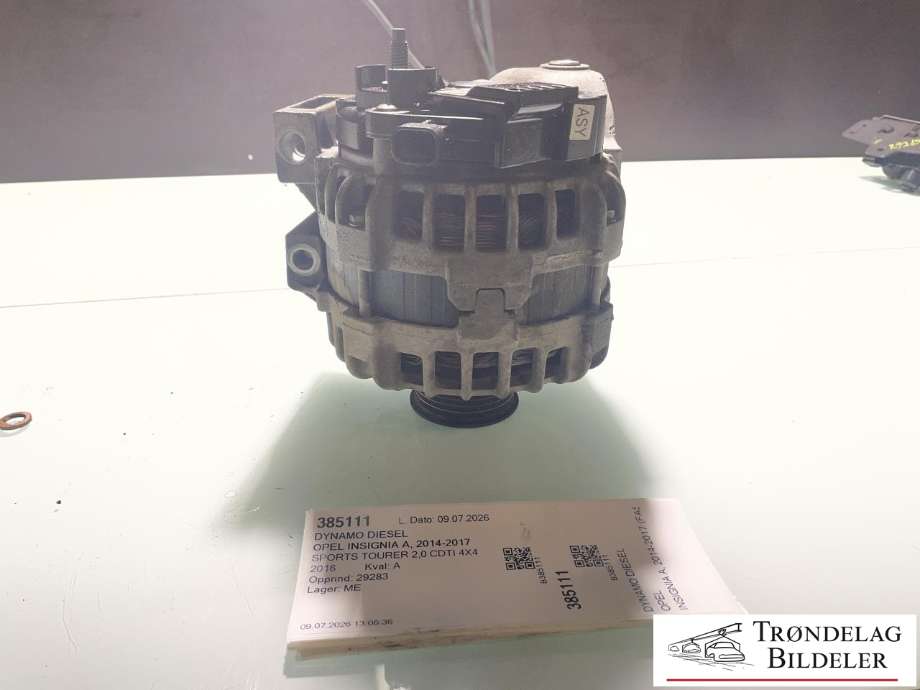 Dynamo diesel til Opel Insignia A, 2014-2017  (39007852)
