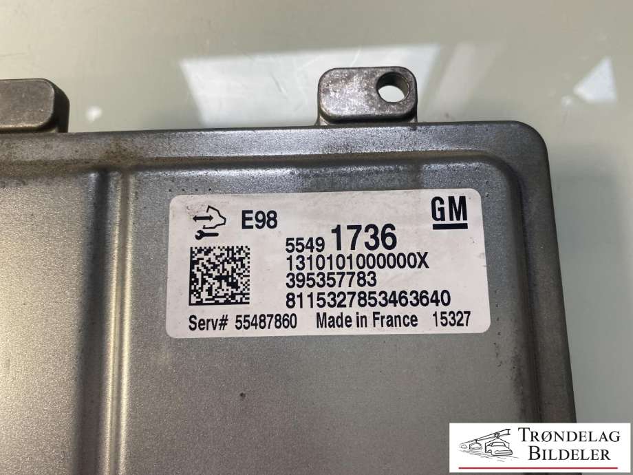 Styreenhet motor til Opel Insignia A 2014-2017  (55499359|)