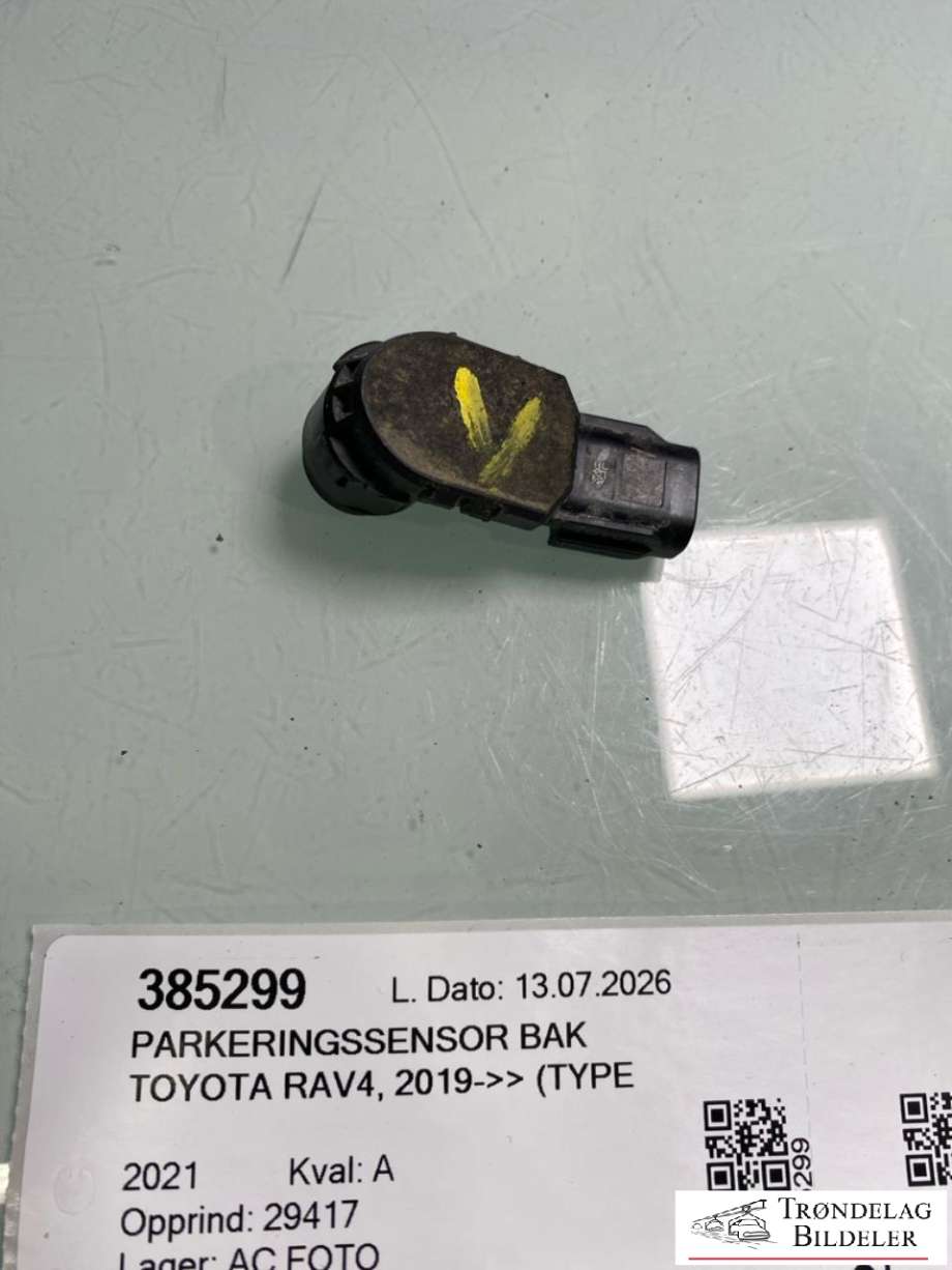 Parkeringssensor bak til Toyota RAV4 2019-->> (Type V)  (89341-60060-C3|A299|48721)