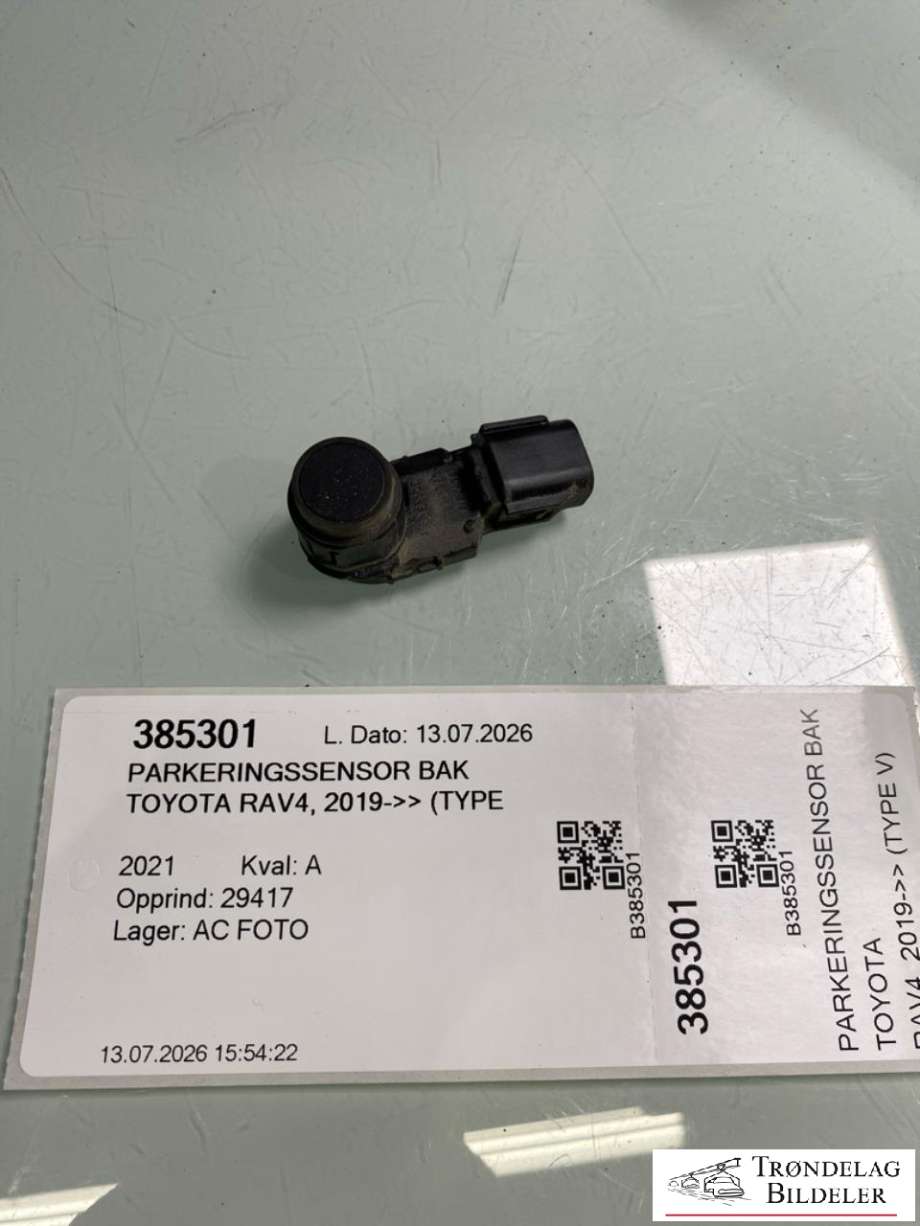 Parkeringssensor bak til Toyota RAV4, 2019-->> (Type V) (89341-60060-C3)