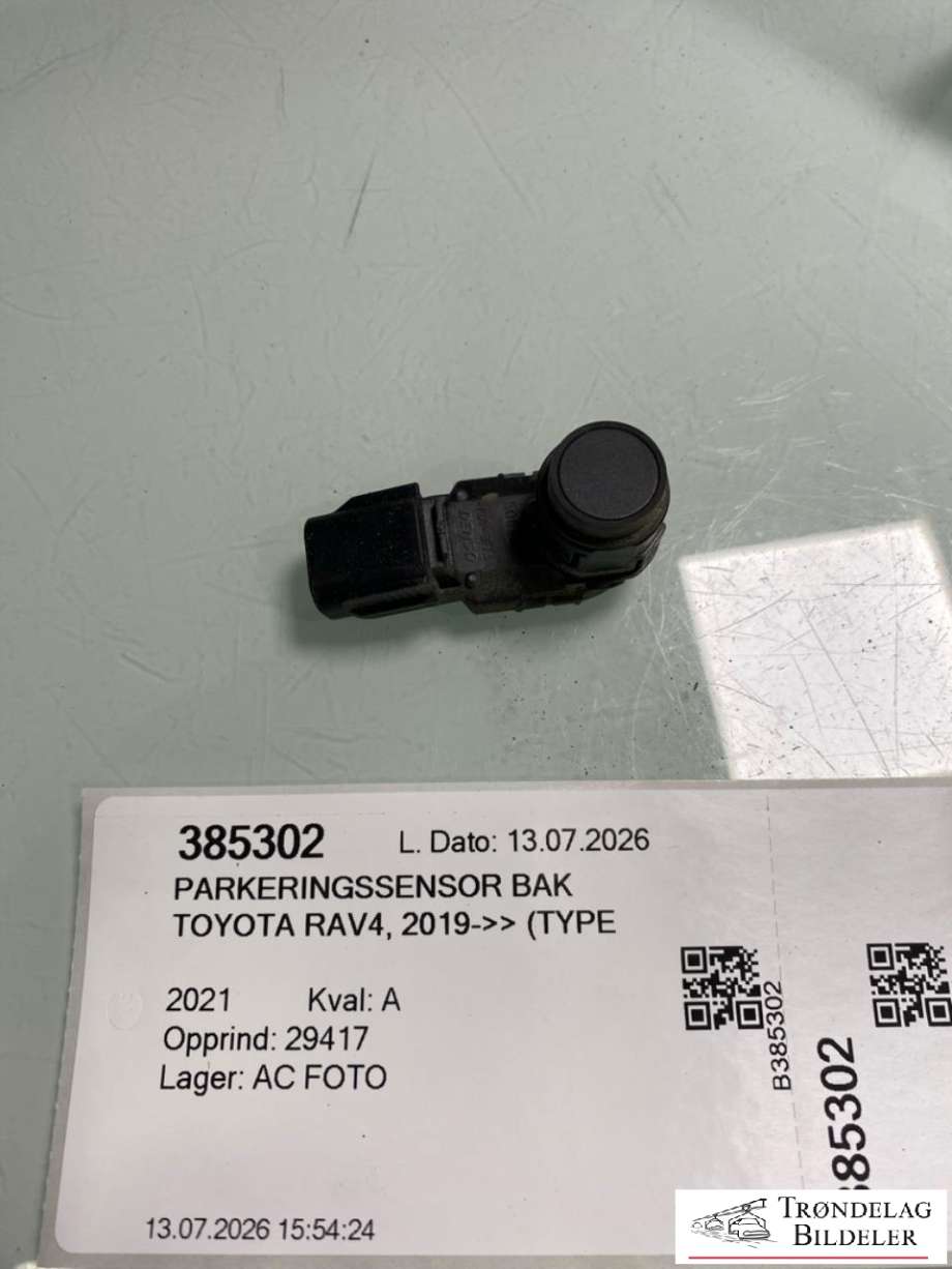 Parkeringssensor bak til Toyota RAV4, 2019-->> (Type V) (89341-60060-C3)