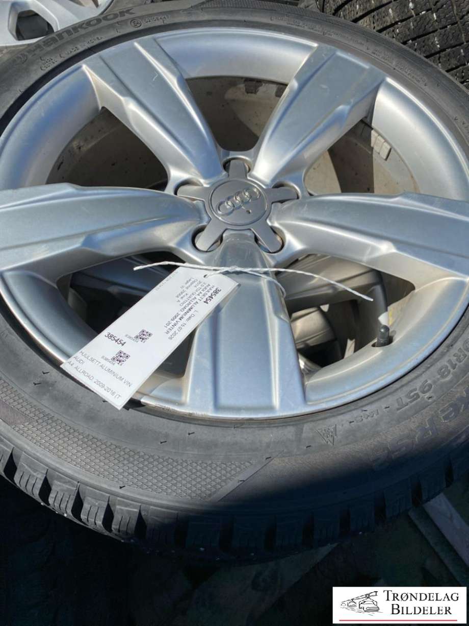 Hjulsett aluminium vinter til Audi A4, Allroad 2009-2016 (Type I) (B8) (B8) (225/50-18 95T PIGGDEKK||PROD 20/2022)