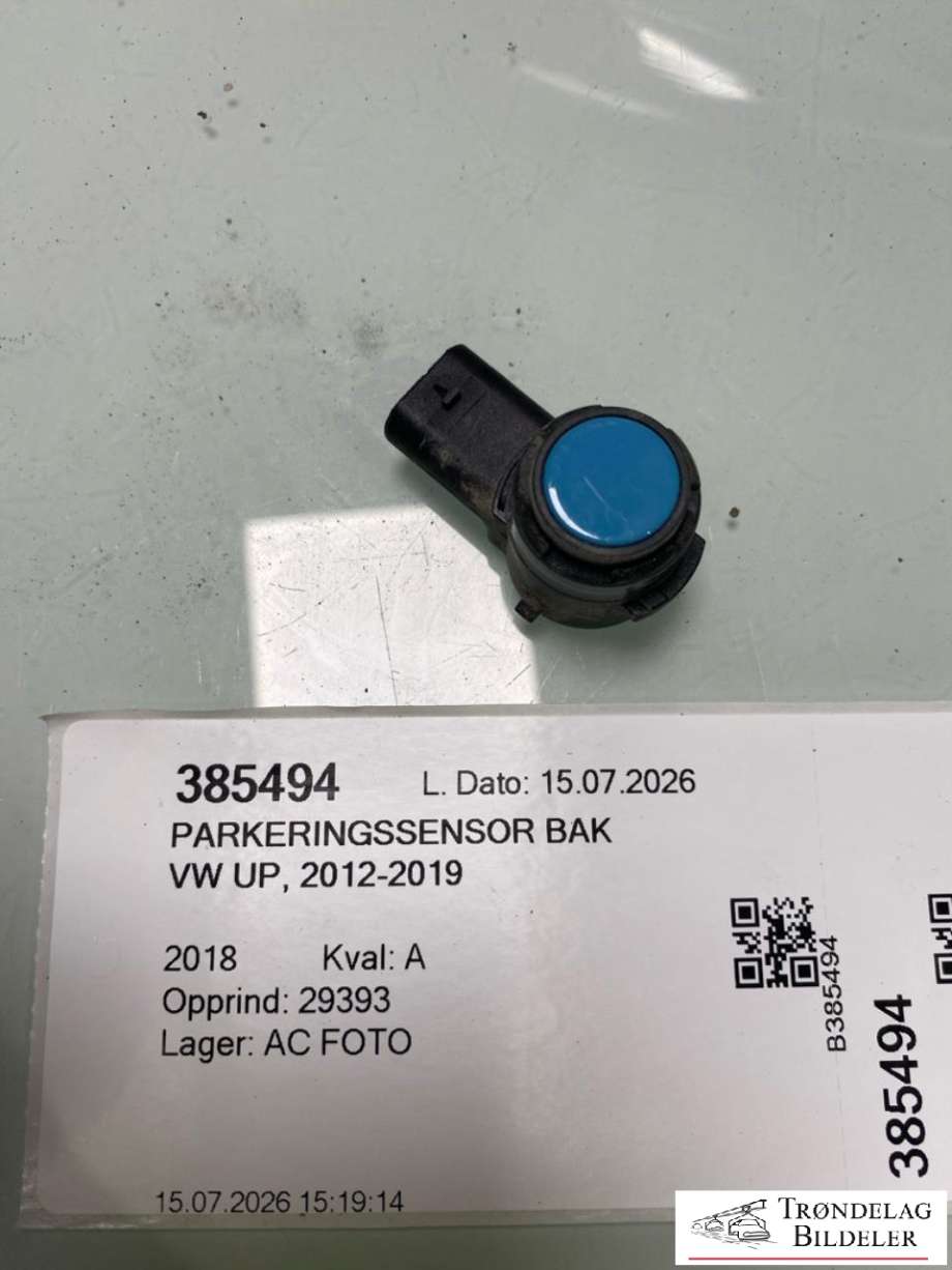 Parkeringssensor bak til VW Up 2012-2019 (5Q0919275B|5Q0 919 275 B G2X|)