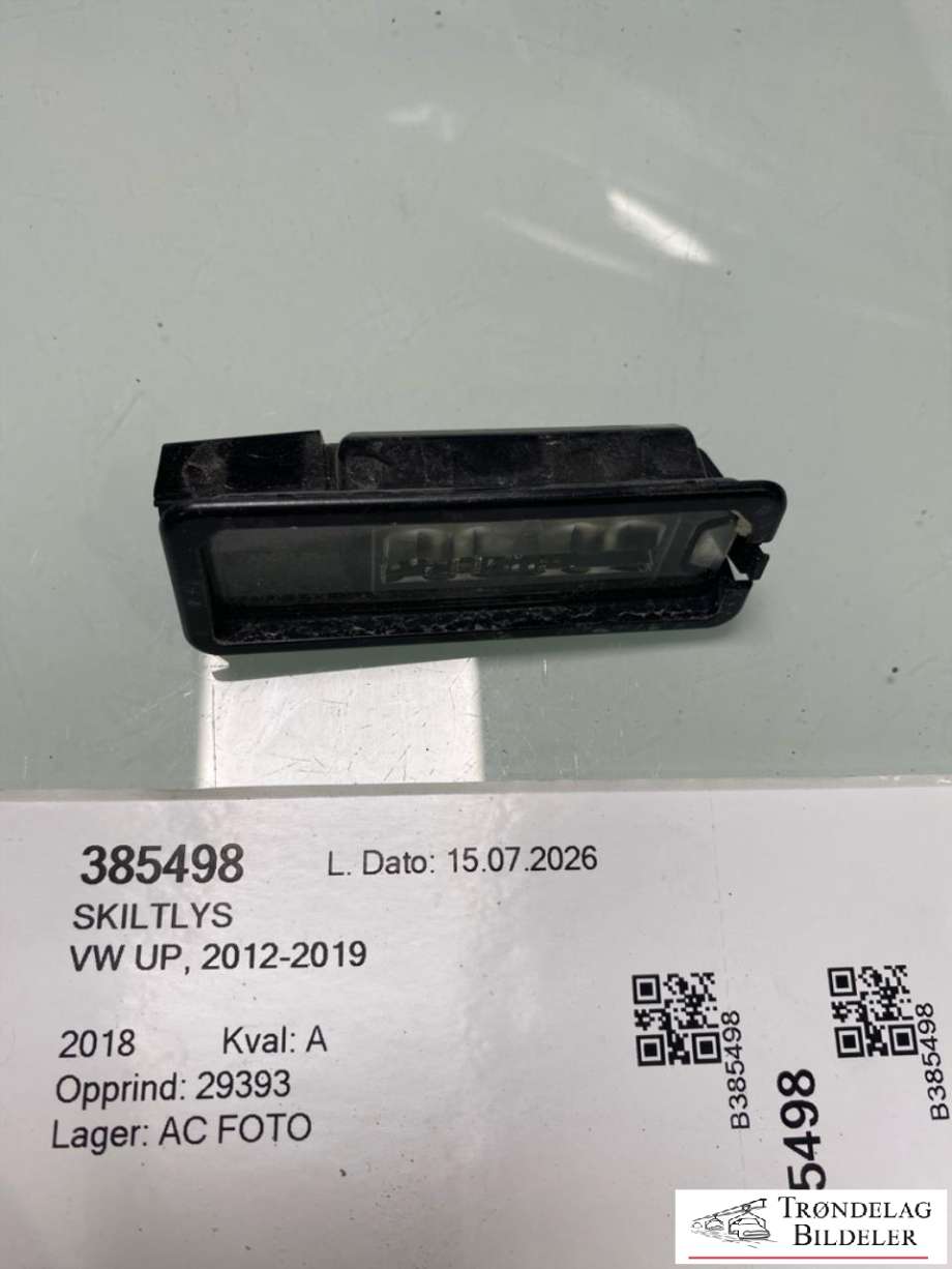 Skiltlys til VW Up 2012-2019 (1K8943021C|1K8943021D|)