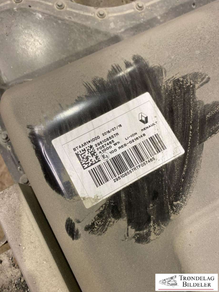 Batteripakke elbil til Renault Zoe 2013-2019 (Fase 1)  (295107801R|92% SOH|)