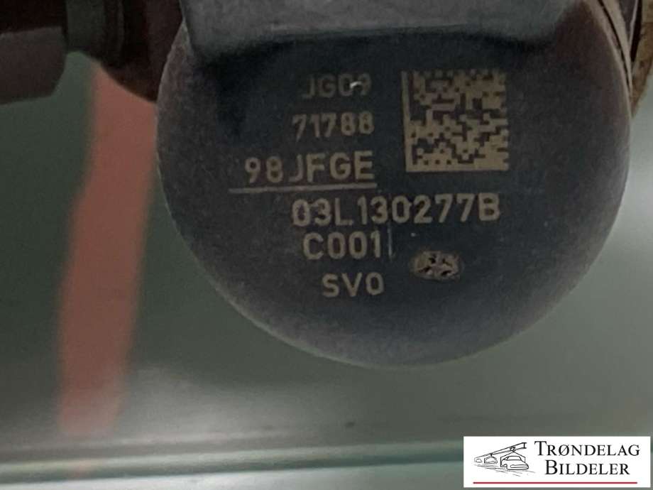 Dyse innsprøyting diesel til Škoda Octavia 2009-2013 (Type II, Fase 2)  (03L 130 277 S|03L 130 277 SX|03L 130 277 B)