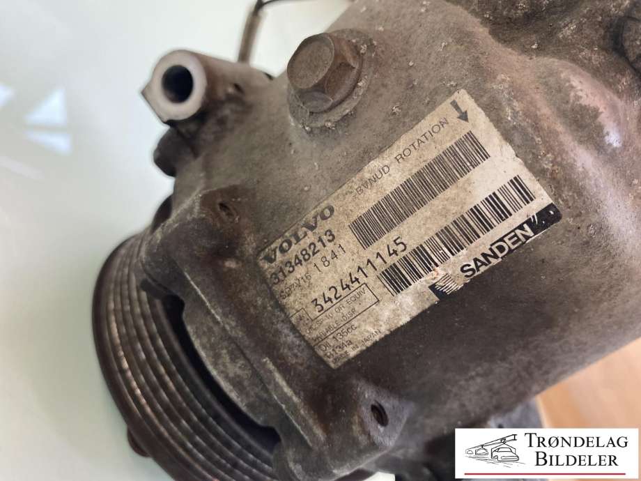 Aircondition kompressor til Volvo V70 2007-2013 (Type III, Fase 1)  (36001870|890584|51-0931|31348213|31291821|31348245|36000986|36001898|9464905145)