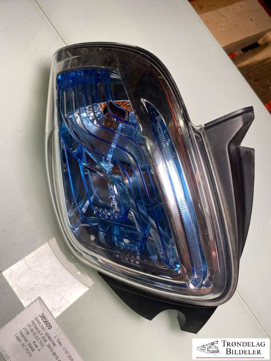 Baklykt venstre til Renault Zoe, 2013-2019 (Fase 1) (AL|265555521R)