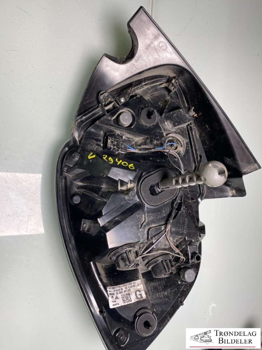 Baklykt venstre til Renault Zoe 2013-2019 (Fase 1) (AL|265555521R|265554013R|)
