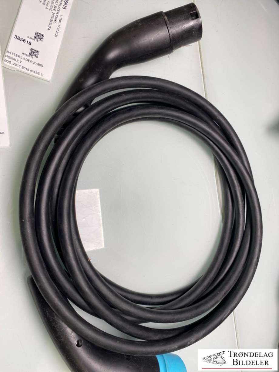 Batterilader kabel til Renault Zoe, 2013-2019 (Fase 1) (LADESTASJON TYPE 2|LADESTASJON TYPE 2)