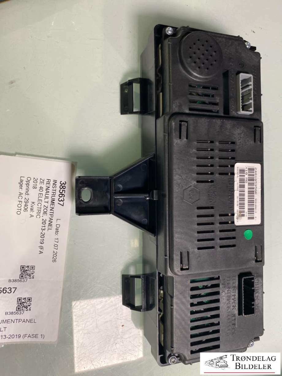 Instrumentpanel til Renault Zoe 2013-2019 (Fase 1)  (248105950R|)