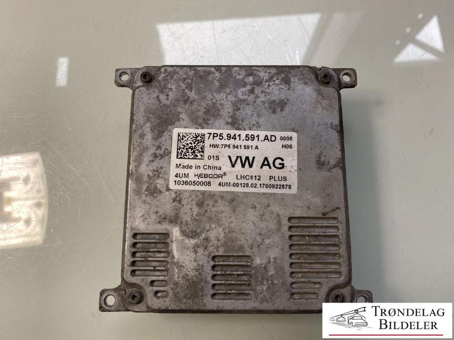 Styreenhet xenon/ballast til Škoda Octavia 2017-2020 (Type III, Fase 2)  (7P5 941 591 AD|)