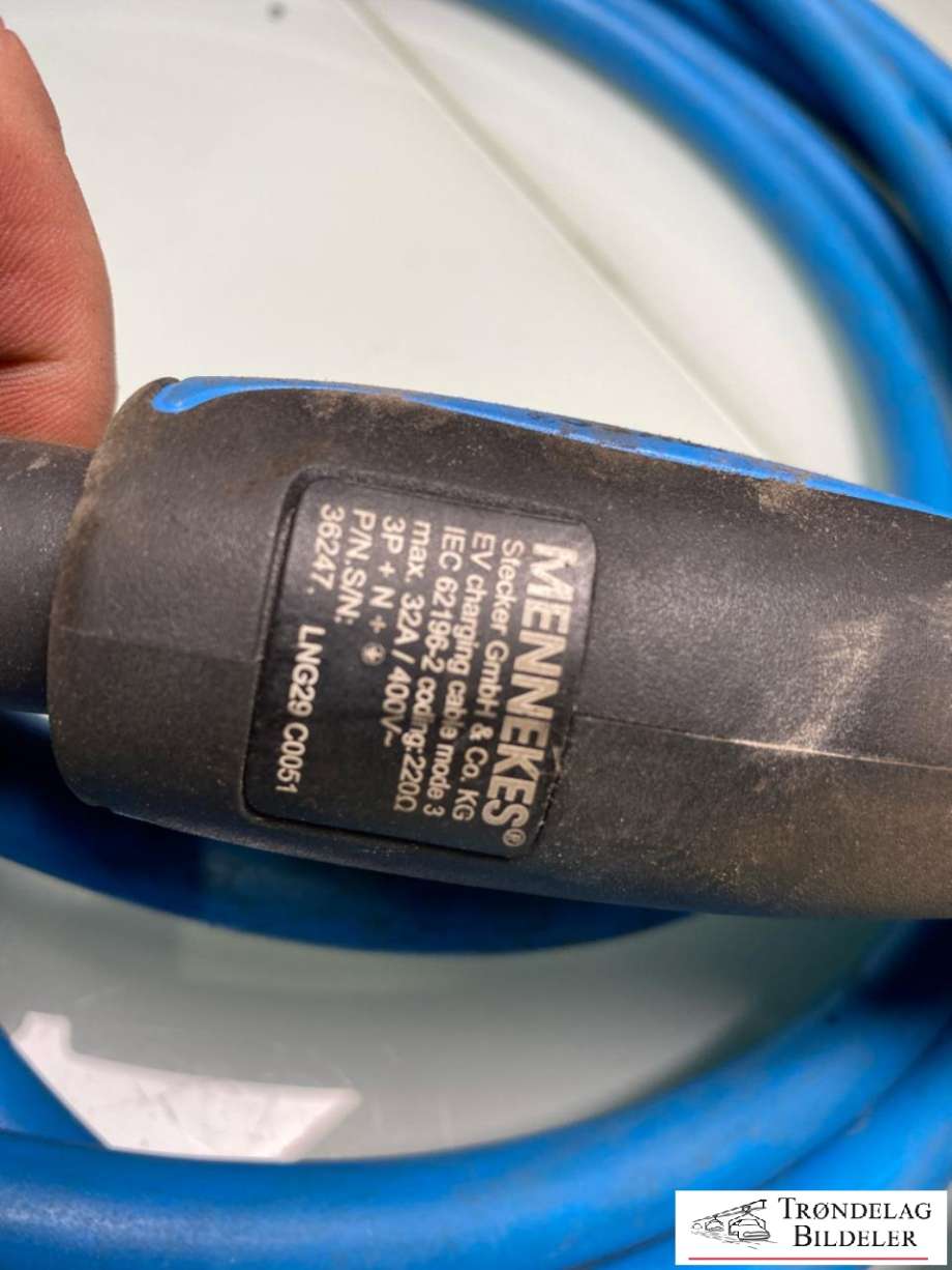 Batterilader kabel til Tesla Model S 2013-2016 (Fase 1) (MENNEKES|TYPE 2| 32A| 400V|LADESTASJON|)