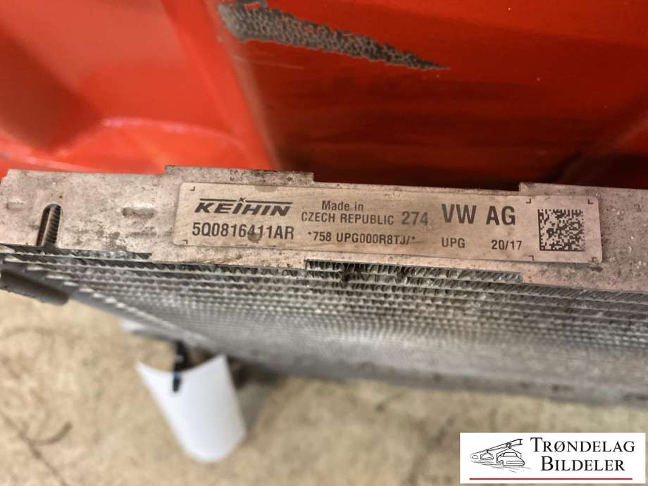 Aircondition radiator til Škoda Octavia 2017-2020 (Type III, Fase 2)  (5Q0816411AP|5Q0816411AR|5Q0816411M|5Q0816411BH|5Q0816411AM|940319|5QD820411K|5Q0816411AA|5Q0816411AB|5Q0816411AH|5Q0816411AJ|5Q0816411AK|5Q0816411AN|5Q0816411BC|5Q0816411T)