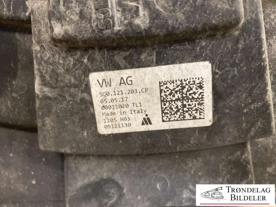Kjølevifte elektrisk til Škoda Octavia 2017-2020 (Type III, Fase 2) (5Q0 121 203 DA|5WA 121 203 G|5Q0 121 203 CP)
