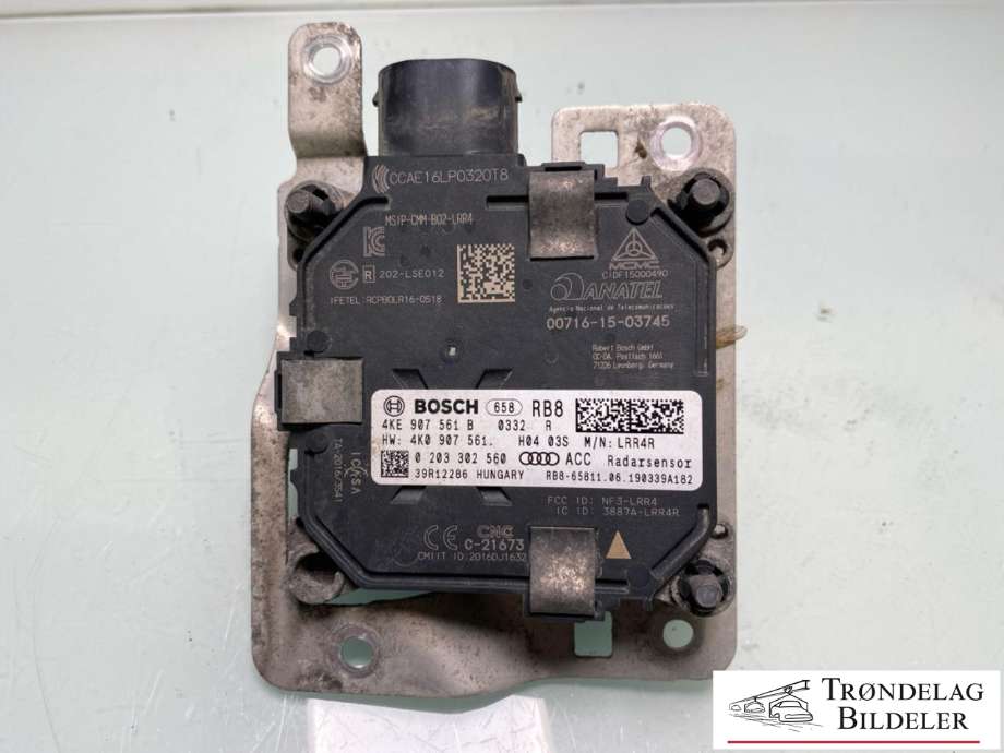 Sensor radar til Audi e-tron 2018-->> (BOSCH|4KE 907 561 B|0203302560|)