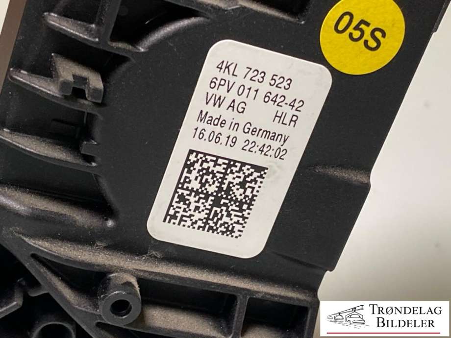 Pedal gass til Audi e-tron 2018-->> (4KL 723 523|6PV011642-42|)