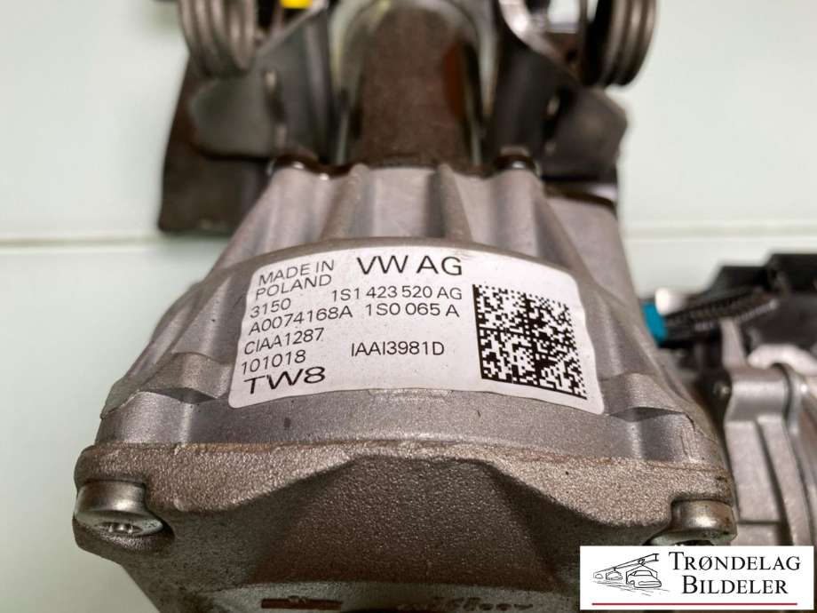 Rattaksel elektrisk servo til VW Up 2012-2019 (1S1 423 520 AG|1S1 423 520 AN|1S1 423 520 AR)