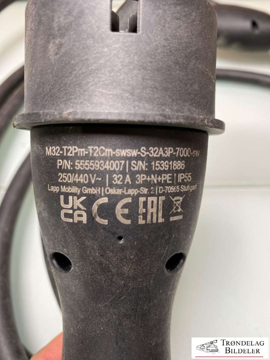 Batterilader kabel til Audi e-tron 2018-->>  (LAPP MOBILITY|TYPE 2 32A 250/440V|LADESTASJON)