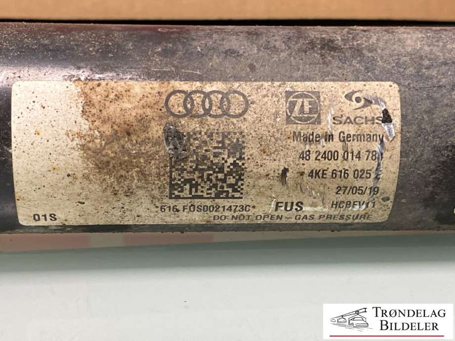 Støtdemper bak til Audi e-tron 2018-->> (4KE616025E|4KE 616 025 F|)