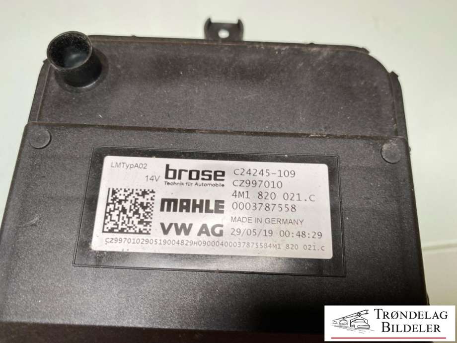 Varmeapparat motor til Audi e-tron 2018-->> (BROSE/MAHLE|4M1 820 021 B|4M1 820 021 C|)