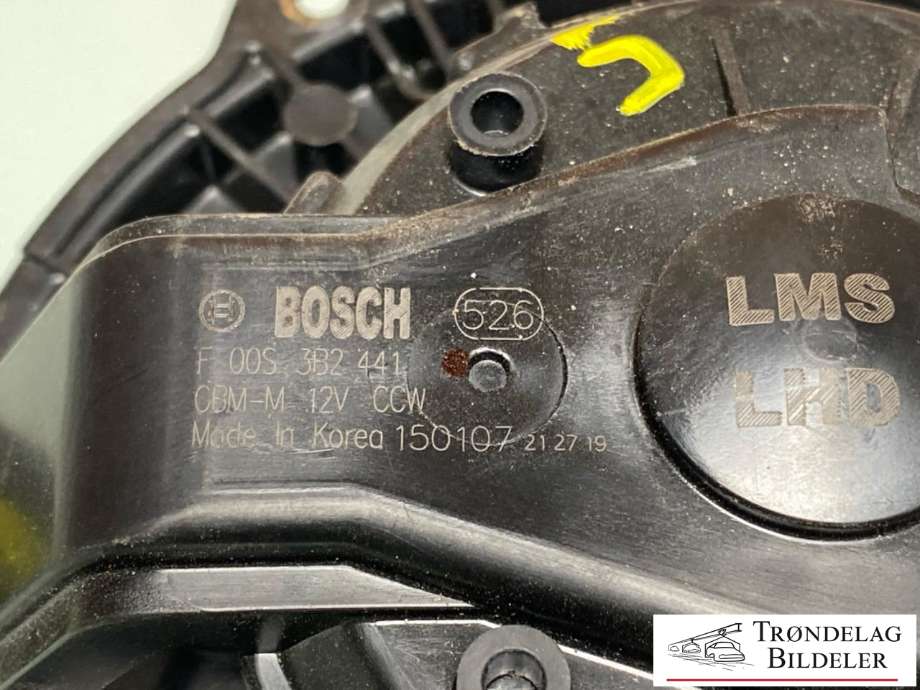 Varmeapparat motor til Tesla Model S 2013-2016 (Fase 1) (BOSCH|6007600|F00S3B2441|)