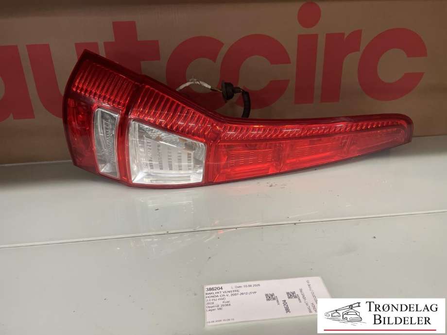 Baklykt venstre til Honda CR-V, 2007-2012 (Type III) (33551SWWG01)