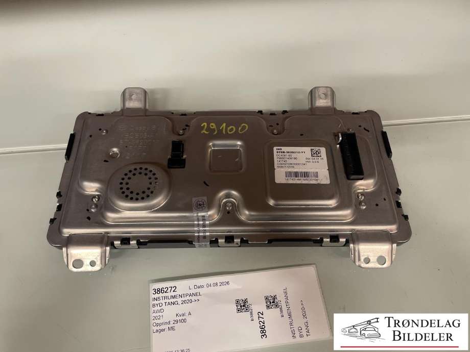 Instrumentpanel til BYD Tang 2020-->> (STEB-3820010-Y1|13178154-00|)