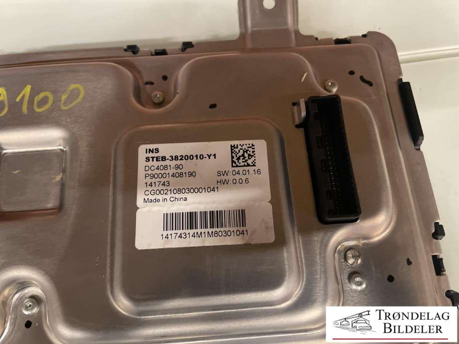 Instrumentpanel til BYD Tang 2020-->> (STEB-3820010-Y1|13178154-00|)