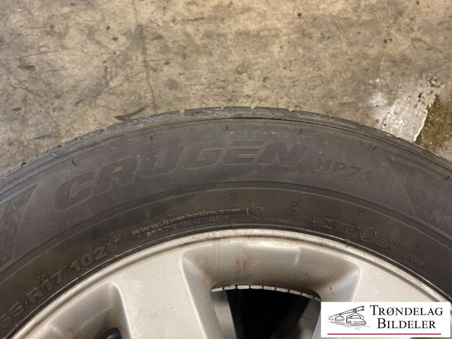 Hjulsett aluminium sommer til Honda CR-V 2007-2012 (Type III) (225/65-R17 102V/ET50|MØNSTERDYBDE 8MM|PROD 50/2024)