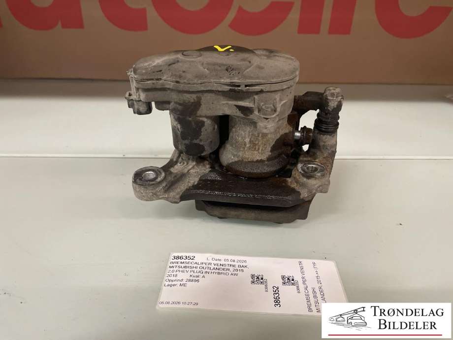 Bremsecaliper venstre bak, elektrisk til Mitsubishi Outlander 2015-->> (Type III, Fase 2) (4605B637|)