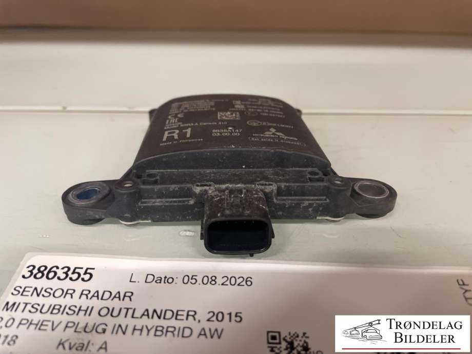 Sensor radar til Mitsubishi Outlander 2015-->> (Type III, Fase 2) (8638A147|)