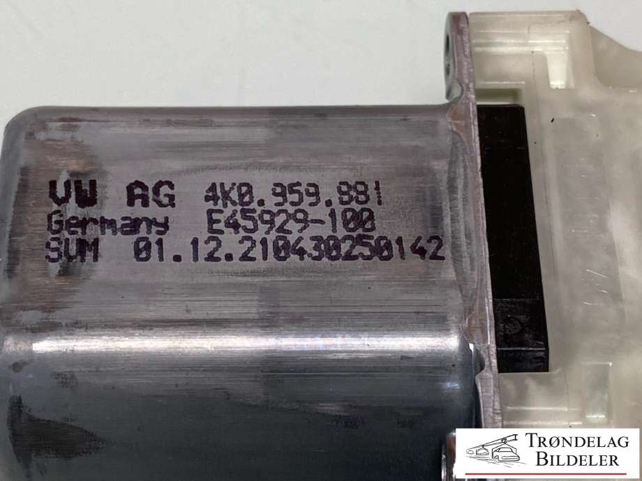 Ruteheis, kun motor, høyre bak til VW ID.4 2020-->>  (4K0 959 881|)