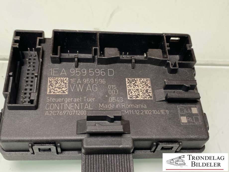 Styreenhet dør høyre bak til VW ID.4 2020-->>  (CONTINENTAL|1EA 959 596 D|1EA 959 596 G|)
