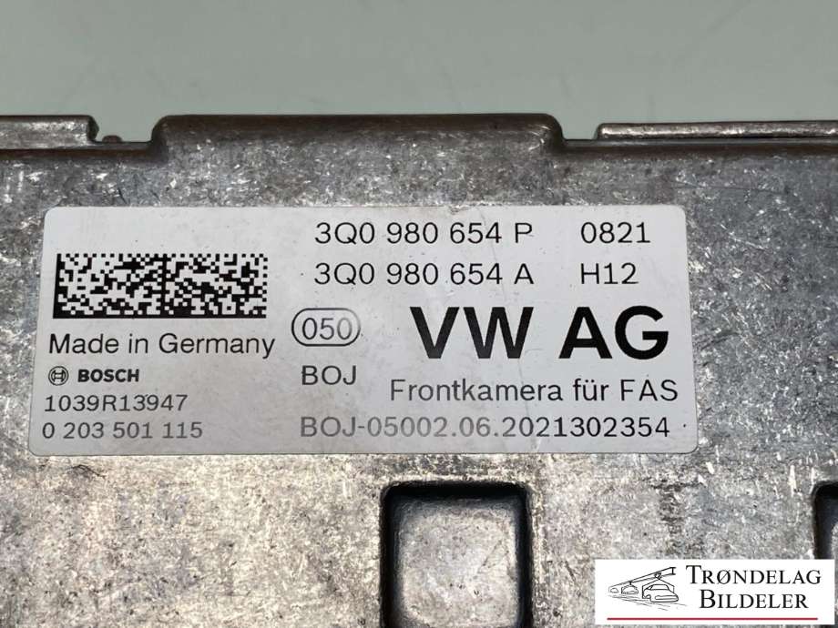 Kamera til VW E-Up 2019-->> (3Q0 980 654 P|)