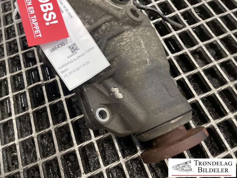 Kardang klokke foran til BMW X3 2010-2017 (F25) (F25) (31 50 7 592 002|31 50 9 455 991|31 50 7 648 881)