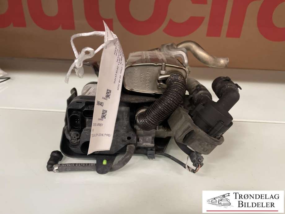 Dieselvarmer til VW Tiguan 2011-2016 (Type I, Fase 2) (1K0 815 007 CJ|)