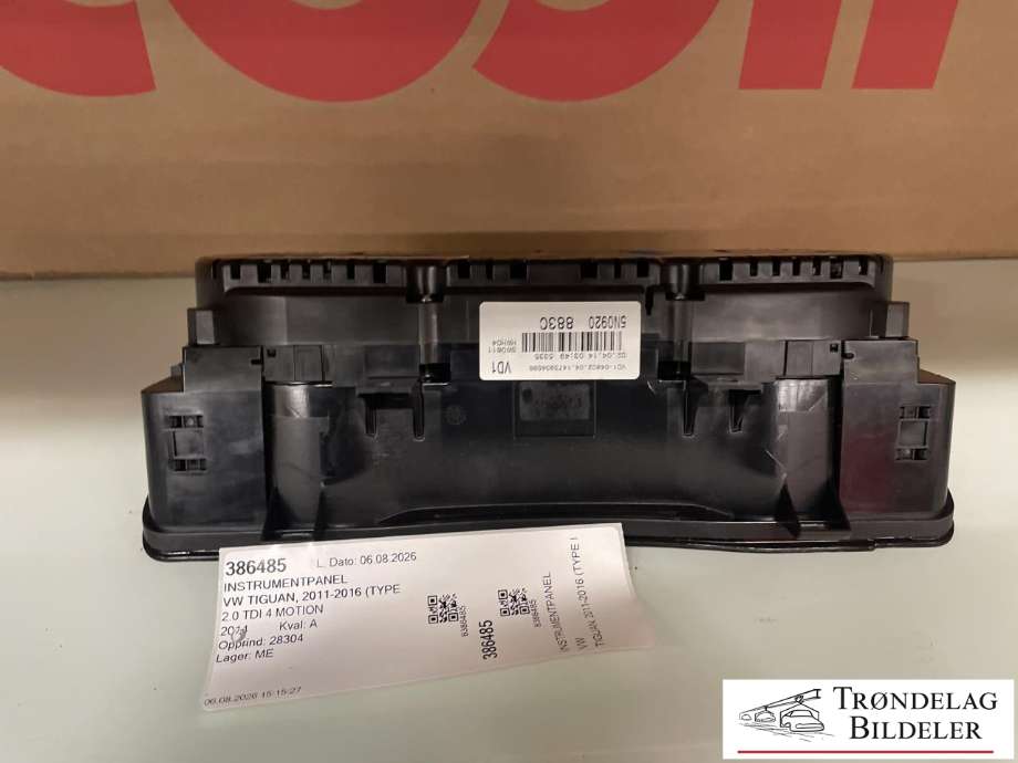 Instrumentpanel til VW Tiguan 2011-2016 (Type I, Fase 2)  (5N0 920 883 C|)