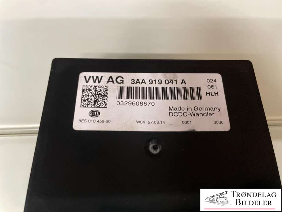 Styreenhet diverse til VW Tiguan 2011-2016 (Type I, Fase 2) (3AA 919 041 A|)