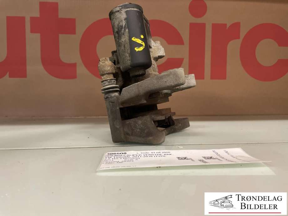 Bremsecaliper venstre bak, elektrisk til VW Tiguan 2011-2016 (Type I, Fase 2)  (5N0 615 403|3C0 998 281A|)