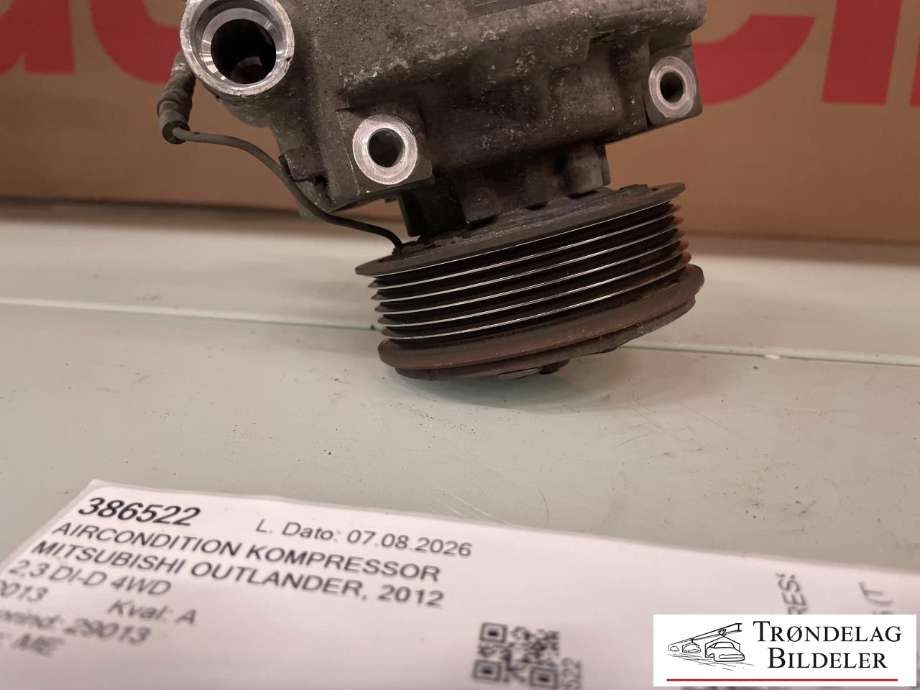 Aircondition kompressor til Mitsubishi Outlander 2012-2015 (Type III, Fase 1) (7813A628|)