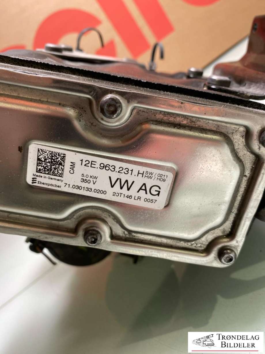 Varmeapparat PTC-heater til VW E-Up 2019-->> (EBERSPÄCHER|12E963231H|12E 819 013 F|12E 819 013 G)