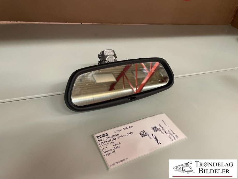 Speil innvendig til Peugeot 208 2012-2019 (Type I) (8153 LQ|8154 89|)