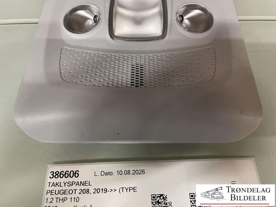 Taklyspanel til Peugeot 208 2012-2019 (Type I) (96 781 445 PR|)