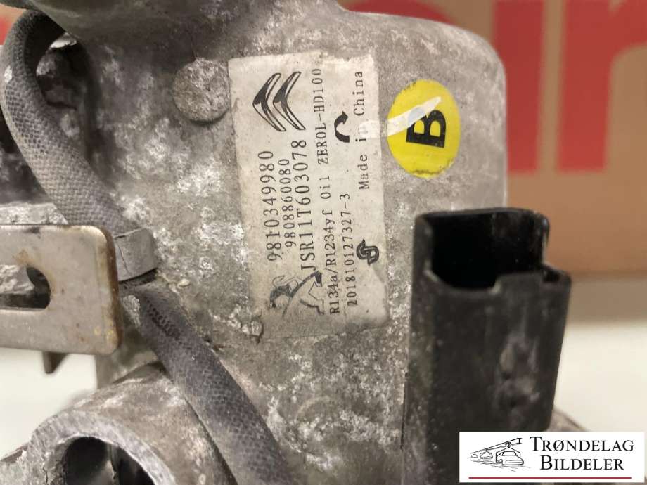 Aircondition kompressor til Peugeot 208 2012-2019 (Type I) (98 103 499 80|16 364 629 80|)